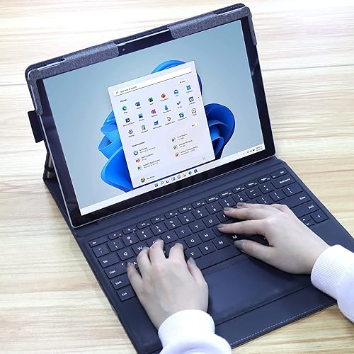 Vista 36 de CoBak Funda para Microsoft Surface Pro 12" (2025), Premium Business Cover con soporte multiángulo, soporte para lápiz capacitivo integrado, soporte