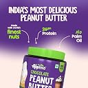 ALPINO Chocolate Peanut Butter Crunch 800g - Roasted Peanuts, Chocolate Paste, Brown Sugar & Sea Salt - 26g Protein, Gluten Free, Vegan – Plant Based Peanut Butter Crunchy – 400g, Pack of 2 gallery image