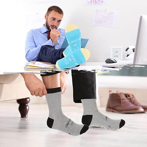 Miniatura 7 de 12 pares de calcetines de regalo de agradecimiento "You' Re Awesome novedoso", calcetines inspiradores divertidos para hombres, mujeres, empleados,