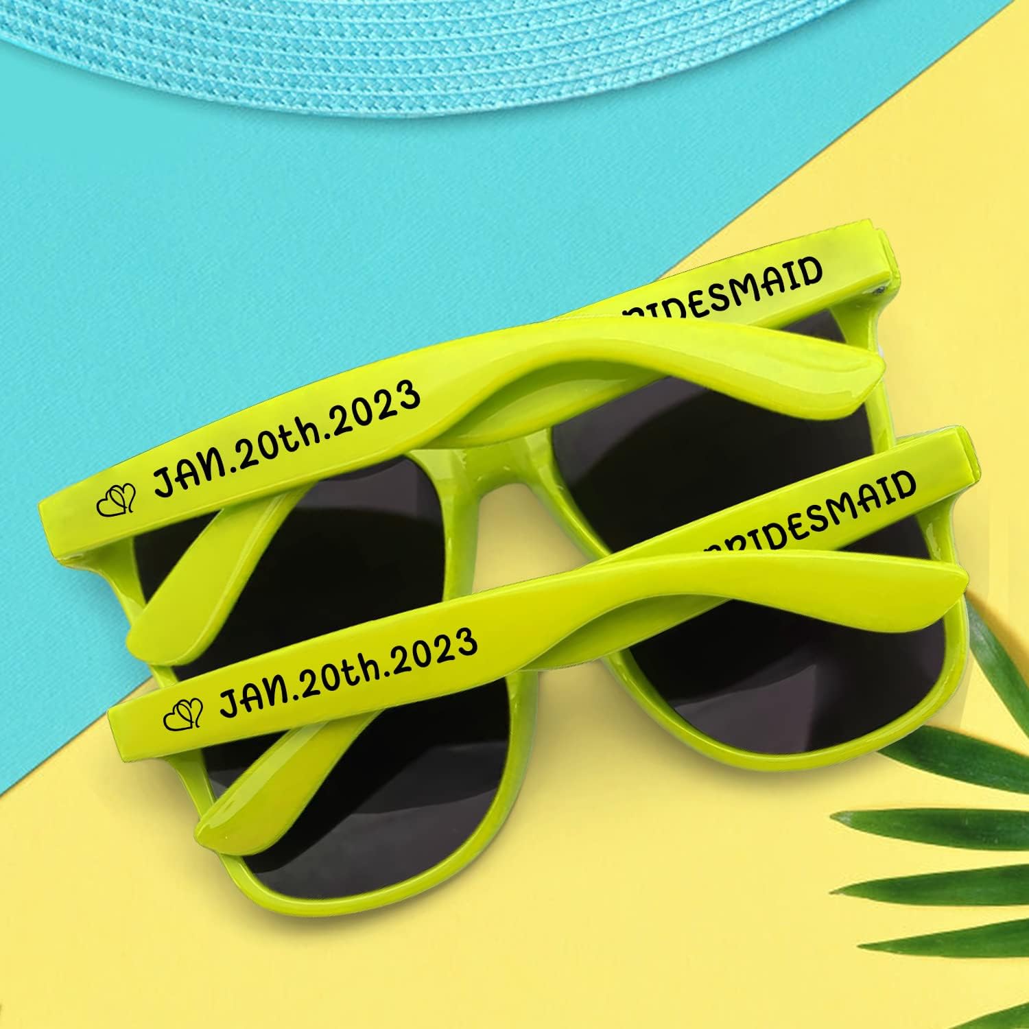 Personalized Party Sunglasses Bulk Women Destination Wedding Bridal Favors Gifts