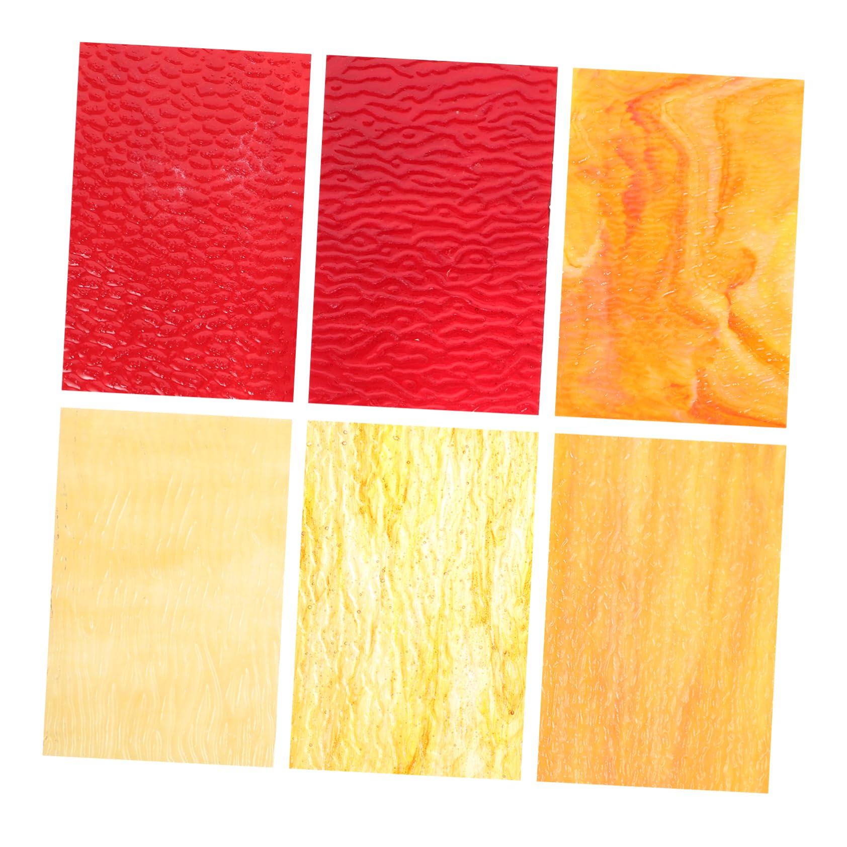 Feuilles de verre coloré ondulé faciles à découper pour vos vitraux