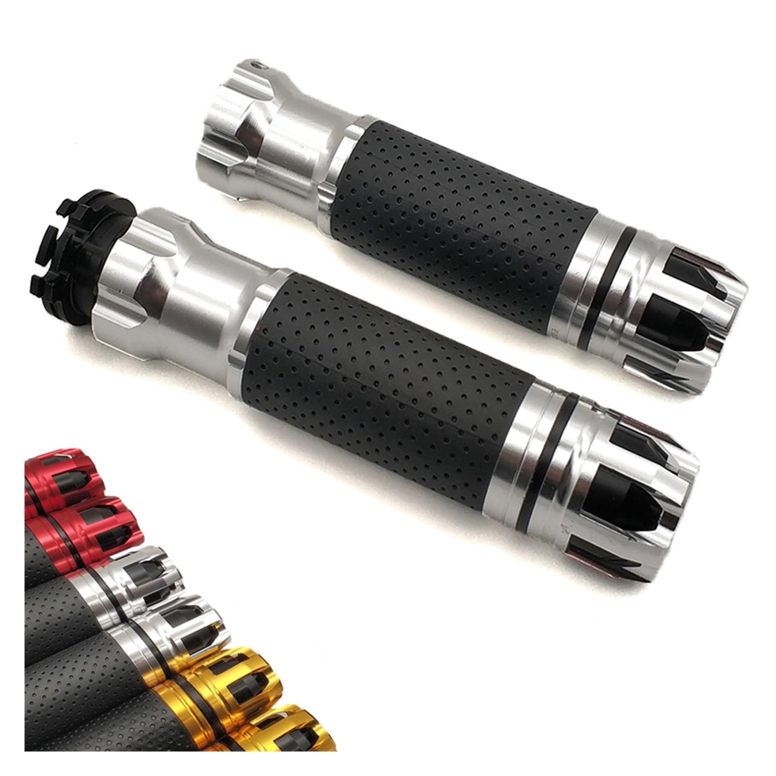 Motorradknopfgriff Lenkerabdeckung Für Ka&@wasaki Z 750 1000 900 800 250 650 Z 1000 Sx Universal Motorrad Griff Griffe Enden Racing Lenker CNC 22mm 7/8"