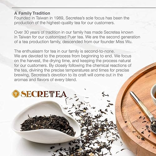 Miniatura 8 de Bolsa de té negro con aroma a miel orgánica de TAIWÁN  Sin azúcar Bueno para té frío  Antioxidantes naturales, 15 bolsitas de té  Por T SECRETEA,