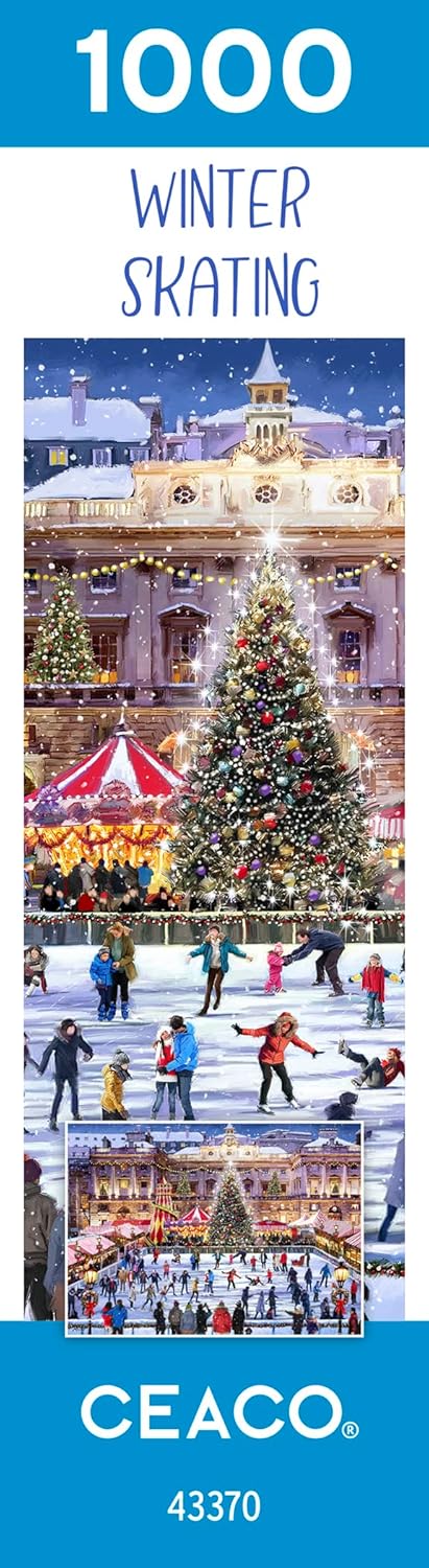 Ceaco - Classic Christmas - Winter Skating - 1000 Piece Jigsaw Puzzle