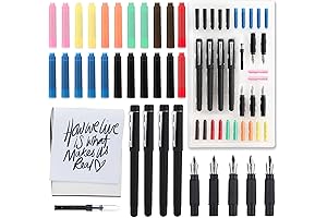 Calligraphy Set for Beginners with Book and Pen
