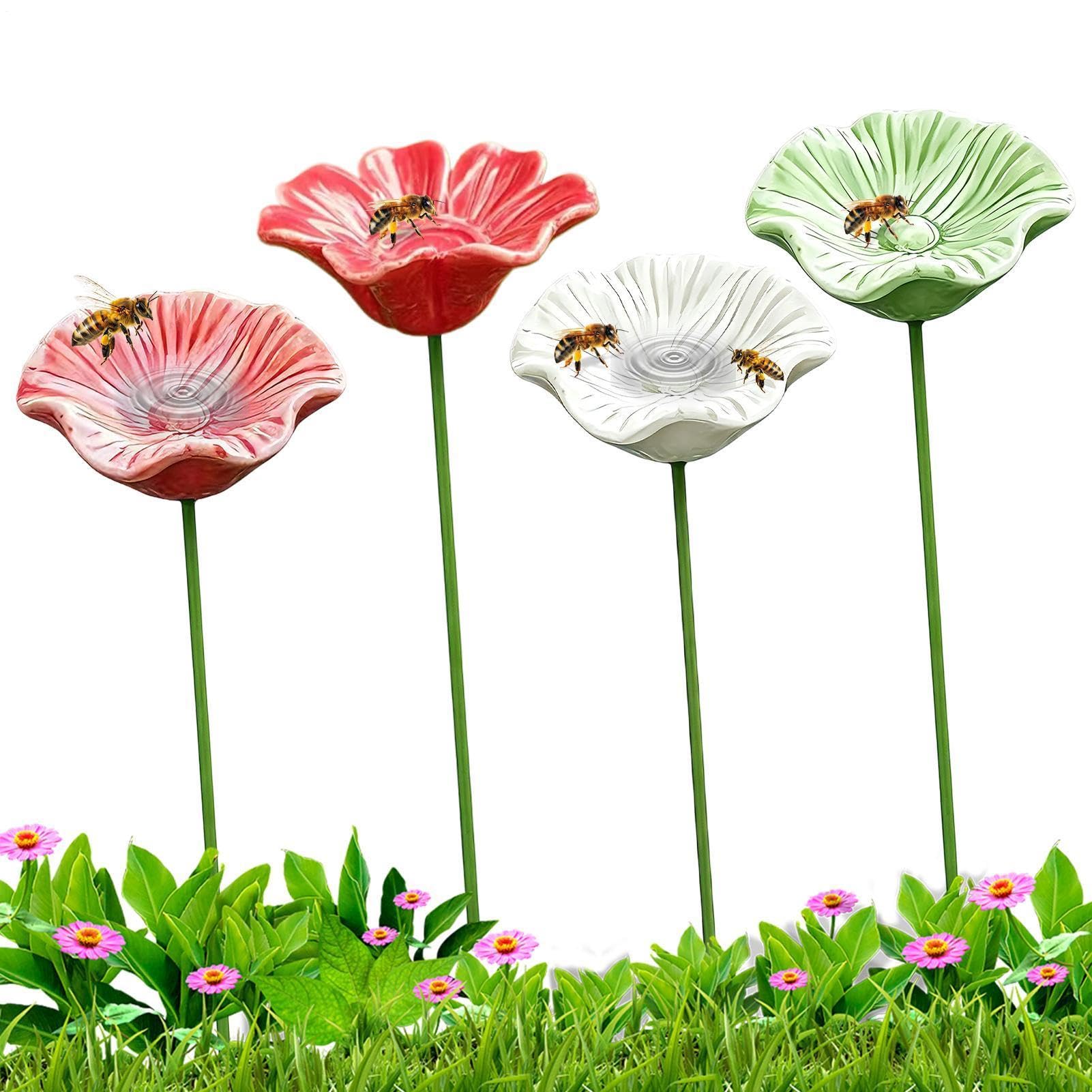 Abreuvoir à abeilles extérieur pour pot balcons et jardin de printemps