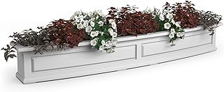 Mayne Inc. Nantucket 6ft Window Box - White - 72in L x 11.6in W x 10.2in...
