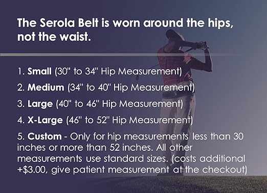 Faja Sacroilíaca Serola - Soporte para Disfunción de Articulación Sacroilíaca - Medium (34 a 40 pulgadas) miniatura 5