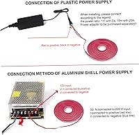 Vista 6 de Uonlytech - Luces de neón de silicona impermeable LED de neón con cuerda de luz flexible para cumpleaños, día de San Valentín, festival, fiesta