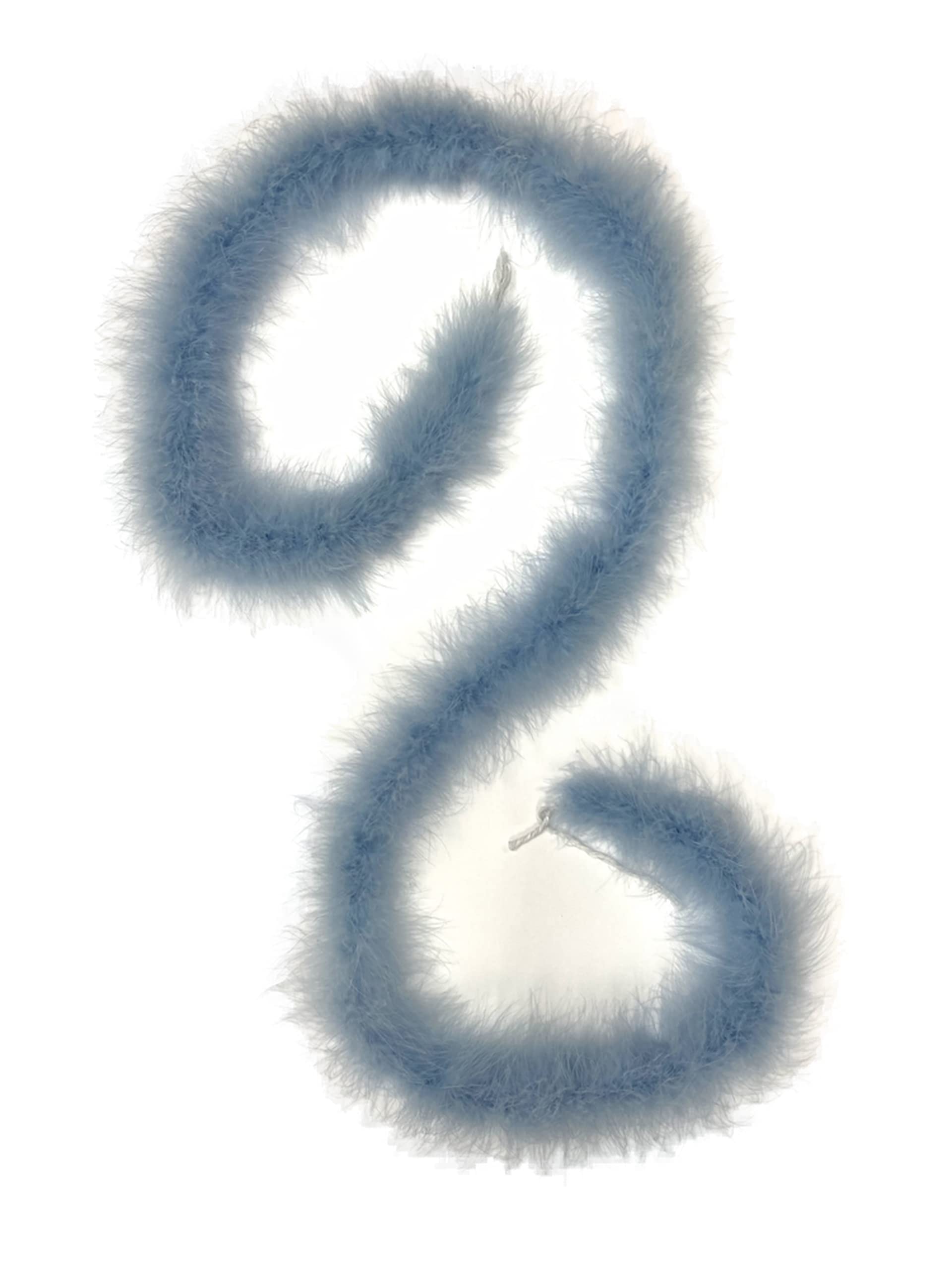 Thin Marabou Feather Boa 2 Yards Long (72