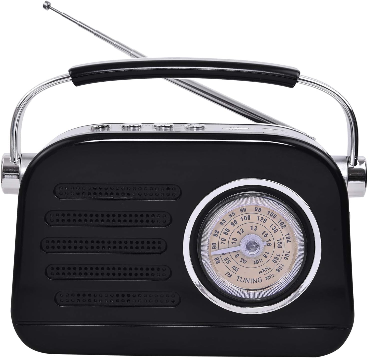 Pagaria Retro FM/AM/SW Portable Radio with Bluetooth & USB Buy Online