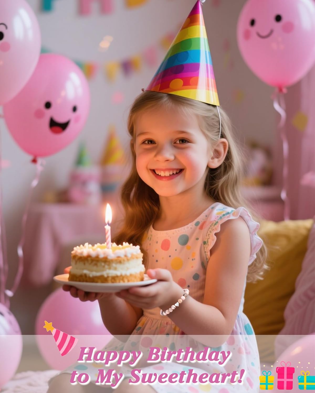 Happy Birthday Gift for Girls Ages 4-13 | Enchanted Pink Gift Set for Girls Daughter, Granddaughter, Niece - Image 2