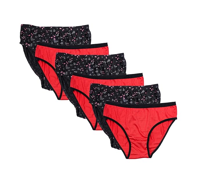 Buy Vardaan Women's Cotton Hipster Mid Waist Full Hip Coverage Panty
