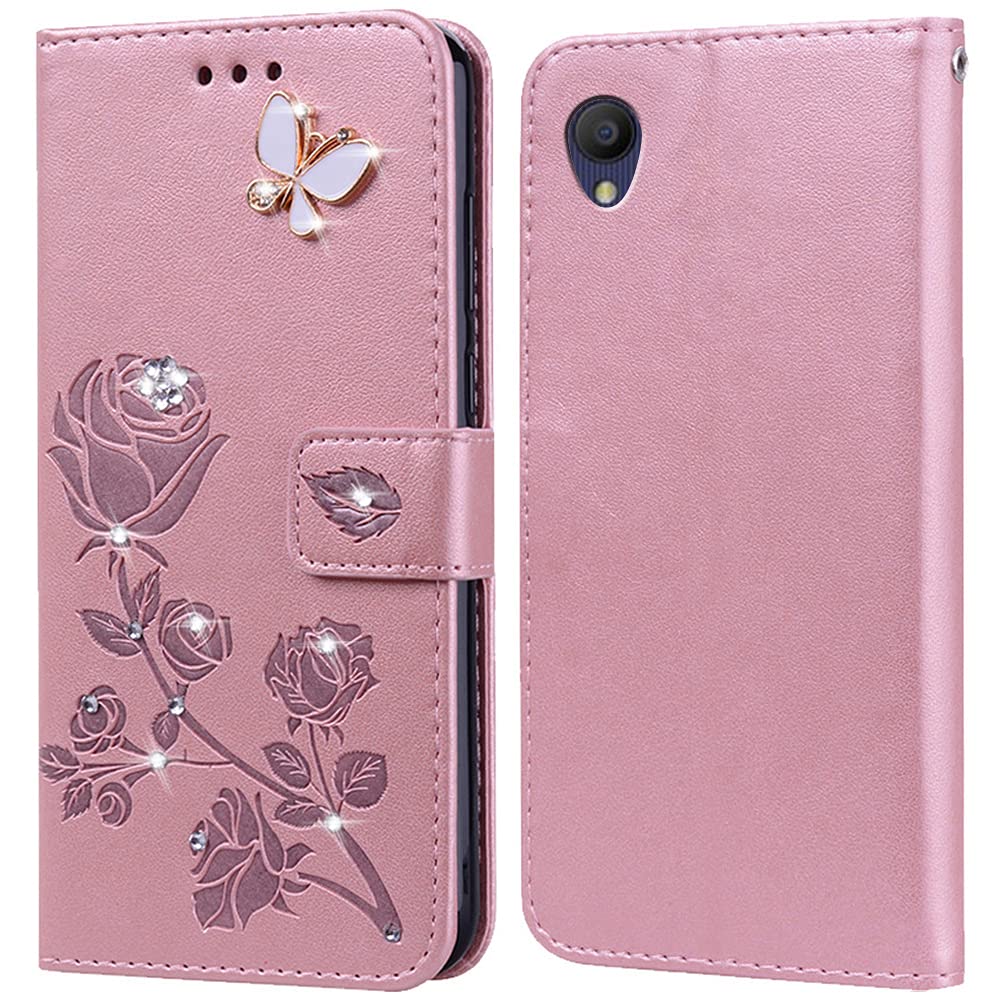 SPAK Cover Alcatel 1S 2021/3L 2021 Custodia,Premium PU Protective Guscio Protettiva in Pelle