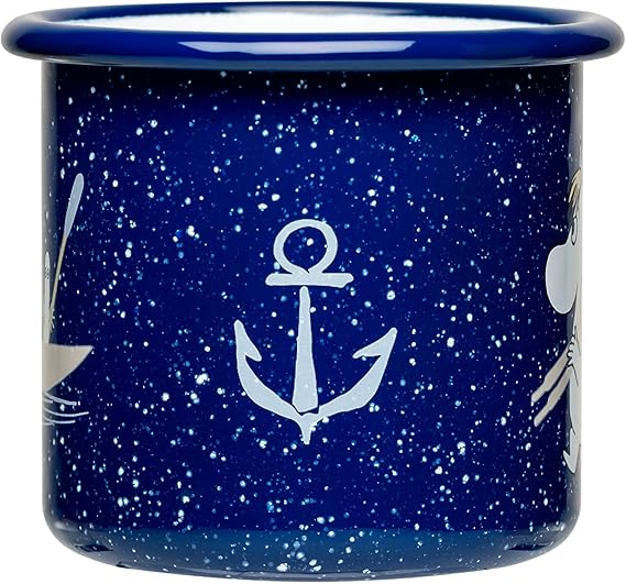Muurla Moomin Sailors Blue Enamel Mug 0.25 L