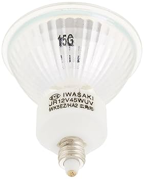 Amazon | 岩崎 ハロゲン電球 JR12V45WUV/WK5EZ/HA2 電球色