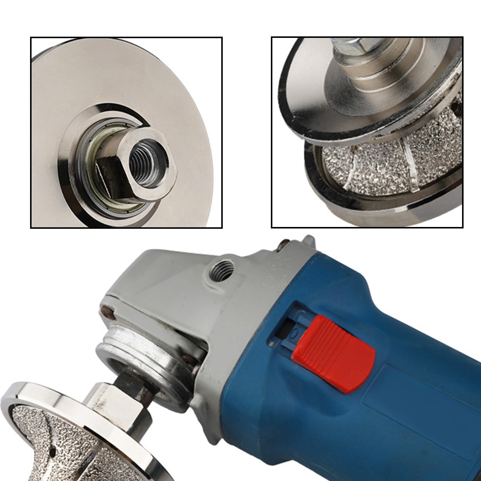 Diamond Edge Router Wheel V20 20 mm Bullnose M14 Fissaggio per piano di lavoro in granito, marmo e porcellana (V20)