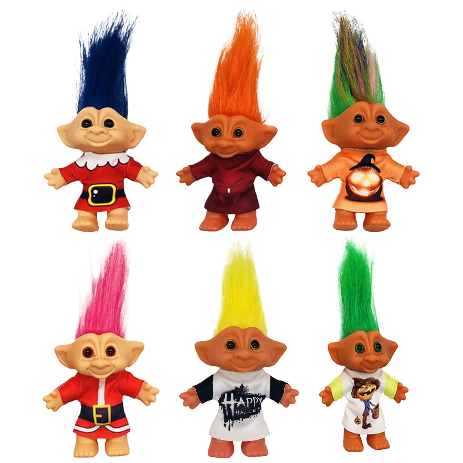 Amazon.co.jp: トロール人形、クリスマスミニチュア醜いおもちゃ
