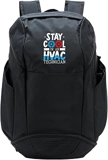 Stay Cool I'm An HVAC Technician Aircon Repair Sport Backpack