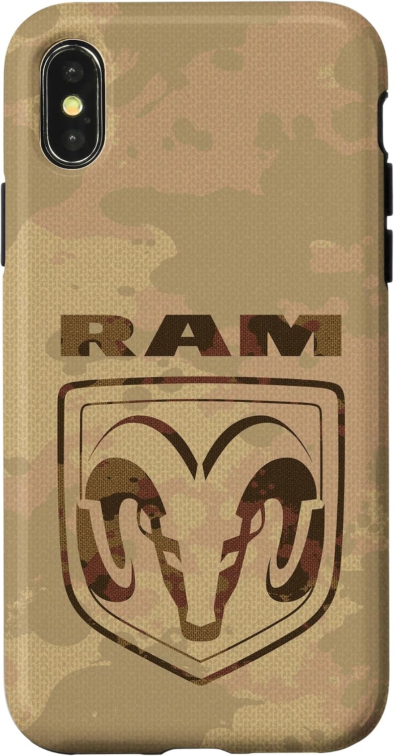 RAM Trucks Brown Camo Logo Case for iPhone 17