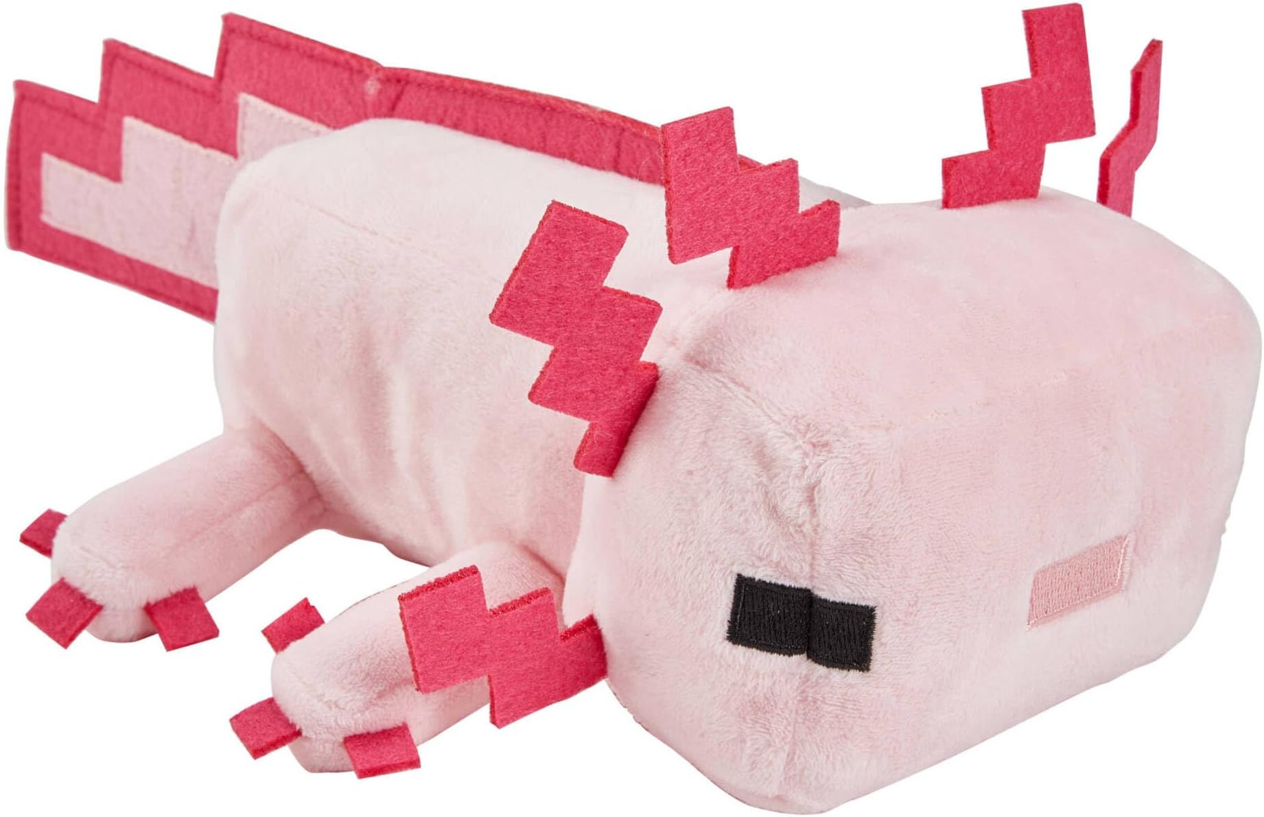 Minecraft Basic Plush Character Soft Dolls, Video Game-Inspired Collectible Toy Gifts for Kids & Fans Ages 3 Years Old & Up, HBT42, Axolotl