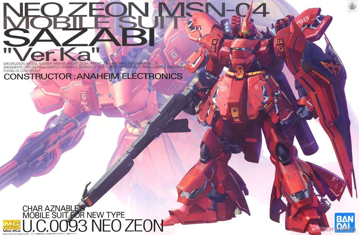 Amazon | MG 1/100 MSN-04 サザビー Ver.Ka 未開封 | プラモデル 通販