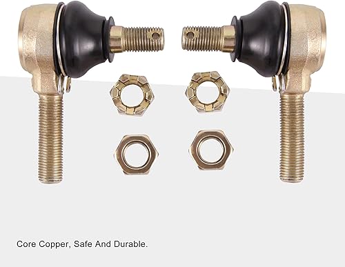 Miniatura 3 de GOOFIT Repuesto de extremo de barra de acoplamiento de 0.472 in x 0.472 in para buggies de dunas de 150 cc y 250 cc Baja Roketa Go Kart ATV Paquete