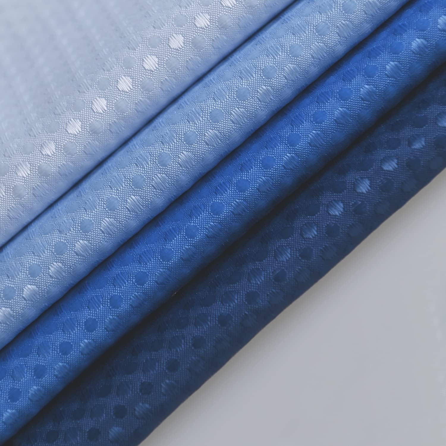 SOXART Home Textured Ombre Fabric Bath Curtain with 12 Hooks,Machine Washable, Blue Gradient 72 Inch by 78 Inch,Waterproof Shower Curtains for Bathroom,1 Panel,Dark Blue : Everything Else