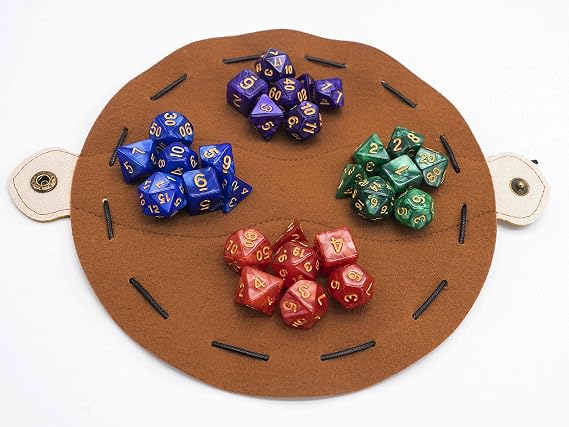 2パック ドローストリング レザー Dnd サイコロバッグ Rpg サイコロポーチ 折りたたみ式トレイと収納バッグ D&dサイコロ ジュエリー コイン 鍵 その他の小さなアクセサリー用