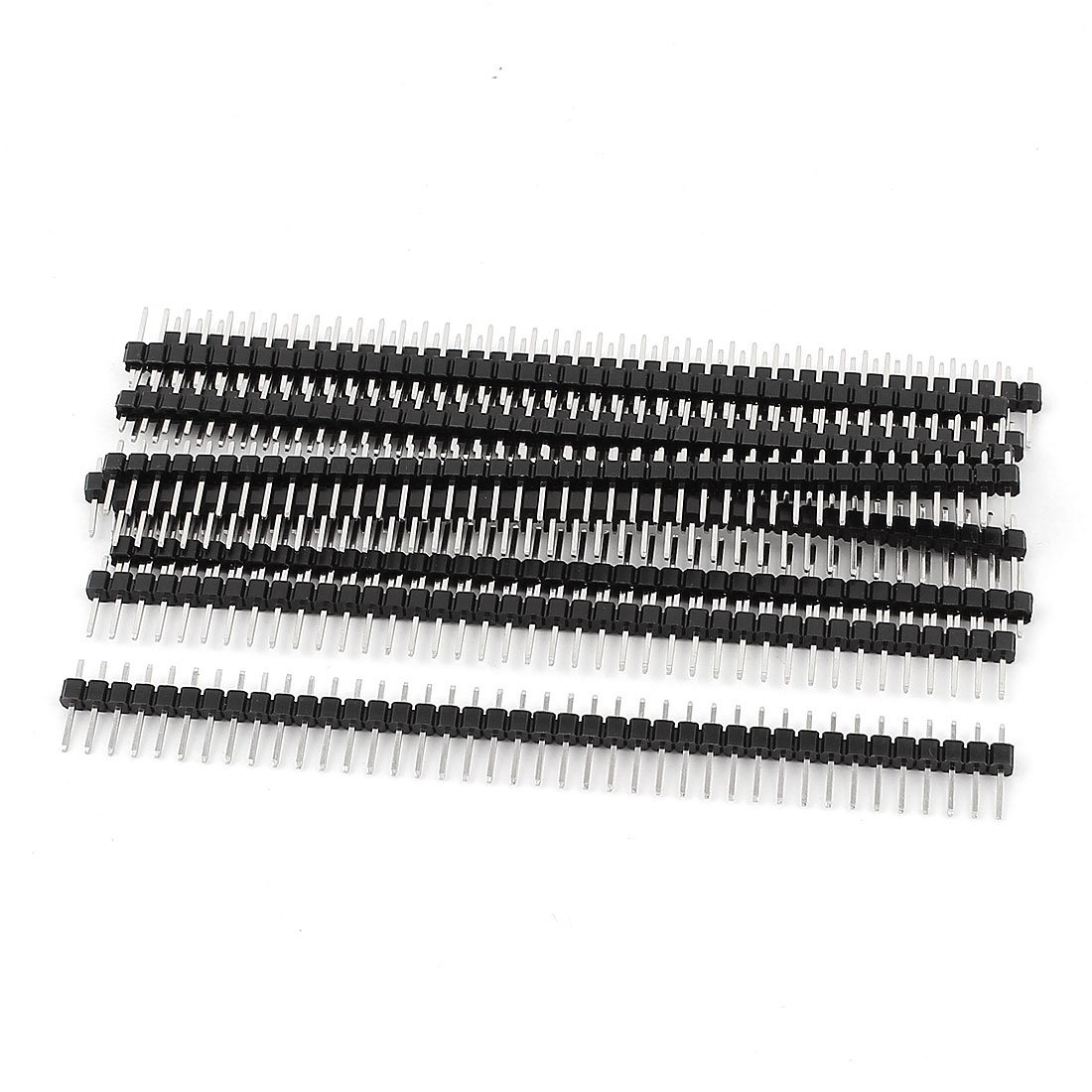 Aexit 2.54mm Pitch Audio & Video Accessories 1x40 Pins Straight Single Row Header Connectors & Adapters Connector 10pcs