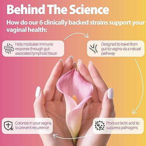 Miniatura 4 de Life-Space Probiótico para mujeres, apoya la microflora vaginal saludable y la comodidad, suplemento diario para mujeres, equilibrio de pH con