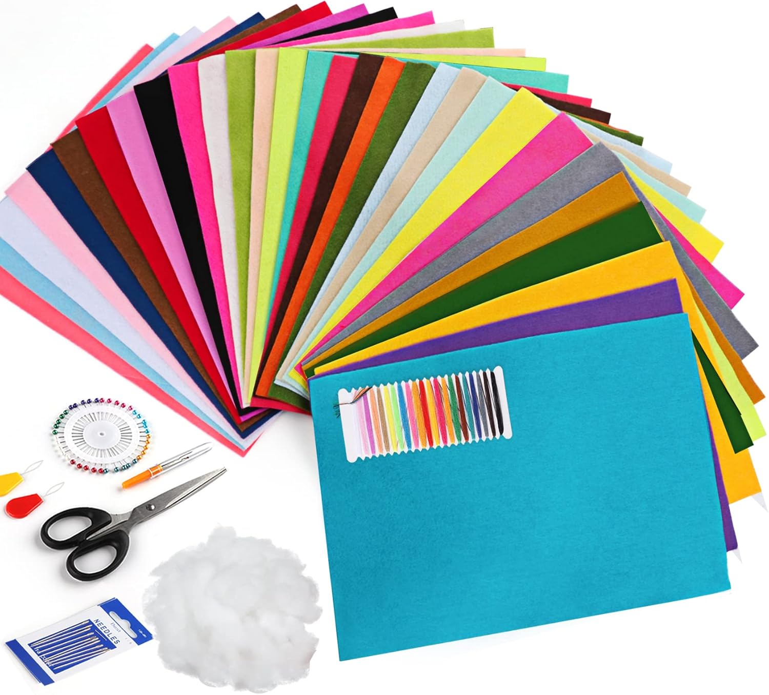 Lemonfilter Soft Felt Fabric Sheet, 30pcs Kids' Felt Craft