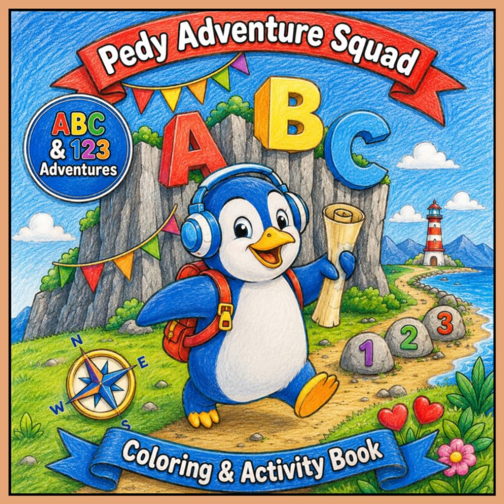 Pedy the Penguin: ABC & 123 Adventures (Pedy the Penguin Early Learning)