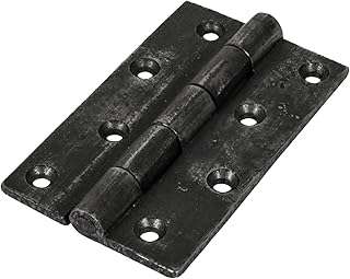 1 x Pair of 75MM (3 INCH) CAST Iron Butt Hinges SELF Colour - 434176