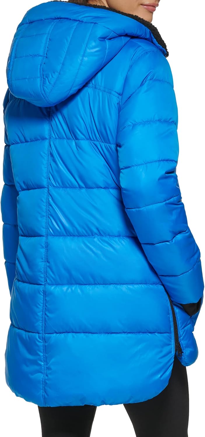 Kenneth Cole womens Kenneth Cole Women's Heavy Weight Down Puffer Jacket - Image 4