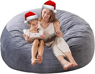 Large Bean Bag Chair for Adults/Kids with Filling, 3 ft Memory Foam Bean...