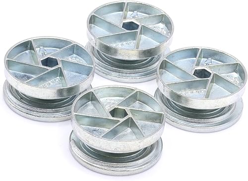 Miniatura 9 de ReplacementScrews Cerraduras de rueda de leva para marco de cama compatibles con IKEA Part 114670 (MALM, SONGESAND, BRIMNES) (paquete de 8)