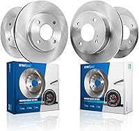 Vista 51 de Detroit Axle - Rotores de freno traseros de 2 piezas para Cadillac CTS 2009-2019, Chevy Camaro 2010-2015 2017-2021, reemplazo de 2 rotores de freno