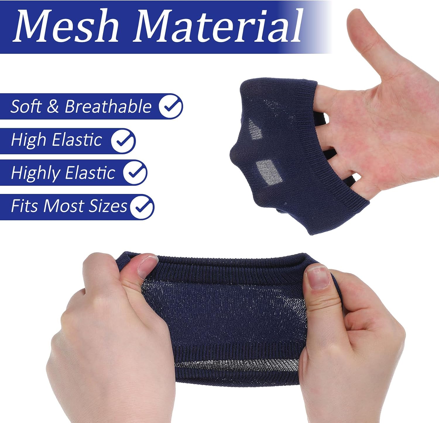 8 Pcs Moisturizing Socks Heel Socks for Dry Cracked Feet Toeless Gel Sock Heel Protectors Foot Care Sock for Men Women Hydrate Dry Cracked Feet Overnight Discomfort
