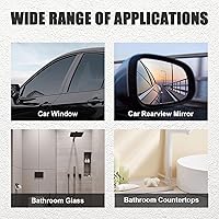 Vista 5 de Ziciner Escobilla de silicona pequeña para ventana, escobilla de agua para parabrisas de automóvil, escobilla multifuncional con hoja de 5.9