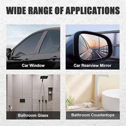 Miniatura 5 de Ziciner Escobilla de silicona pequeña para ventana, escobilla de agua para parabrisas de automóvil, escobilla multifuncional con hoja de 5.9