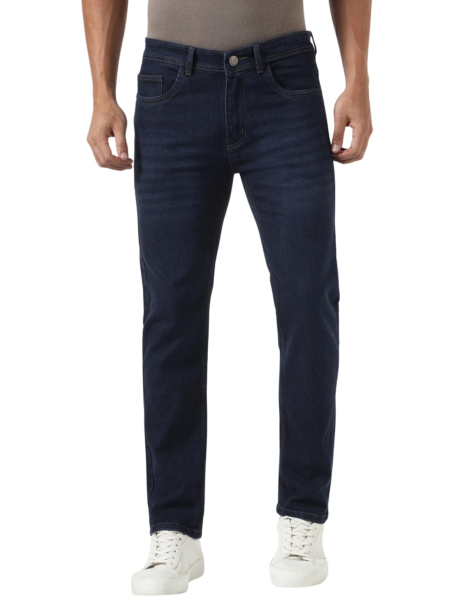 Men’s Slim Fit Stretch Jeans | Mid Rise Denim | All Day Comfort & Flexibility-picture-26
