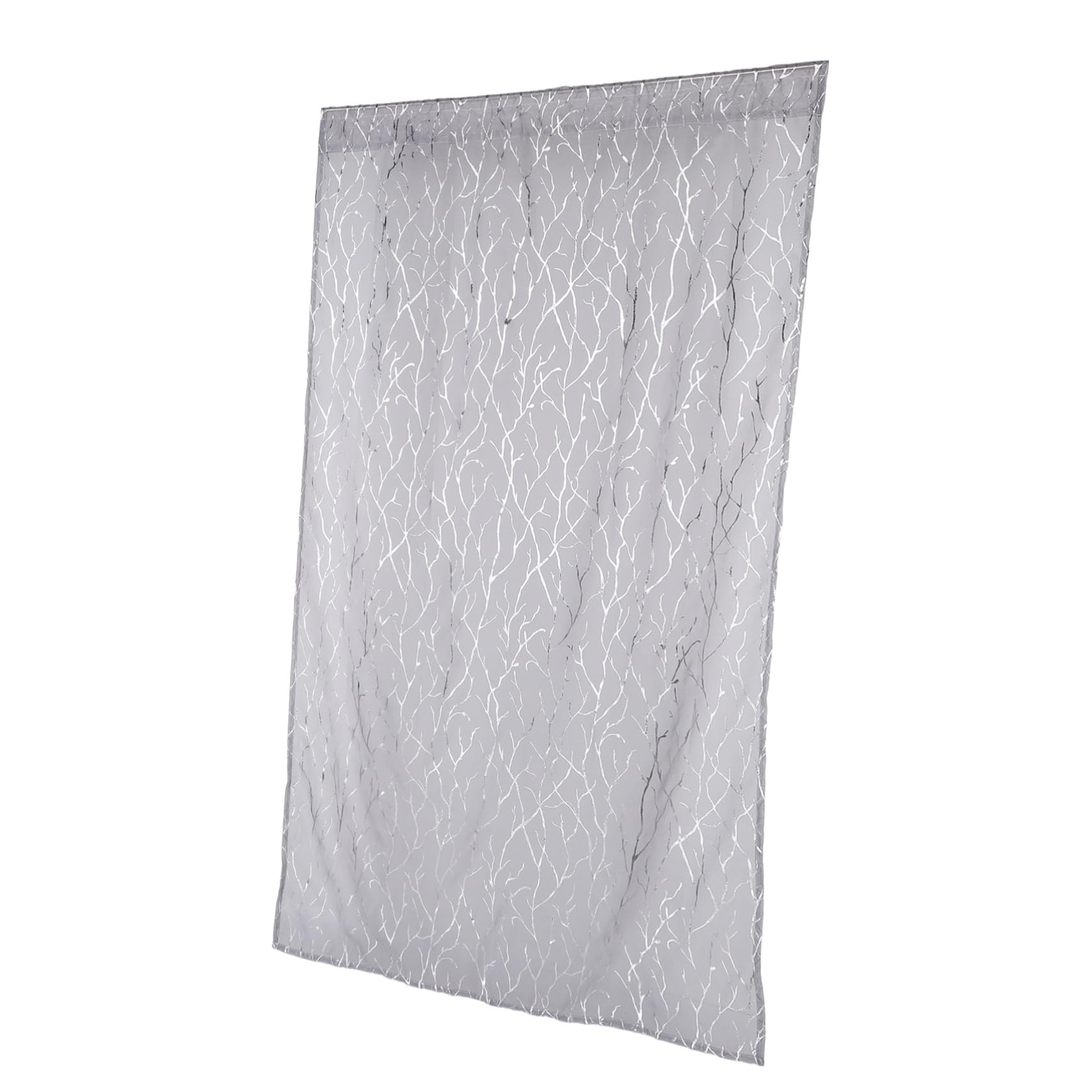 Rideau avec passe-tringle transparent et long pour grand salon