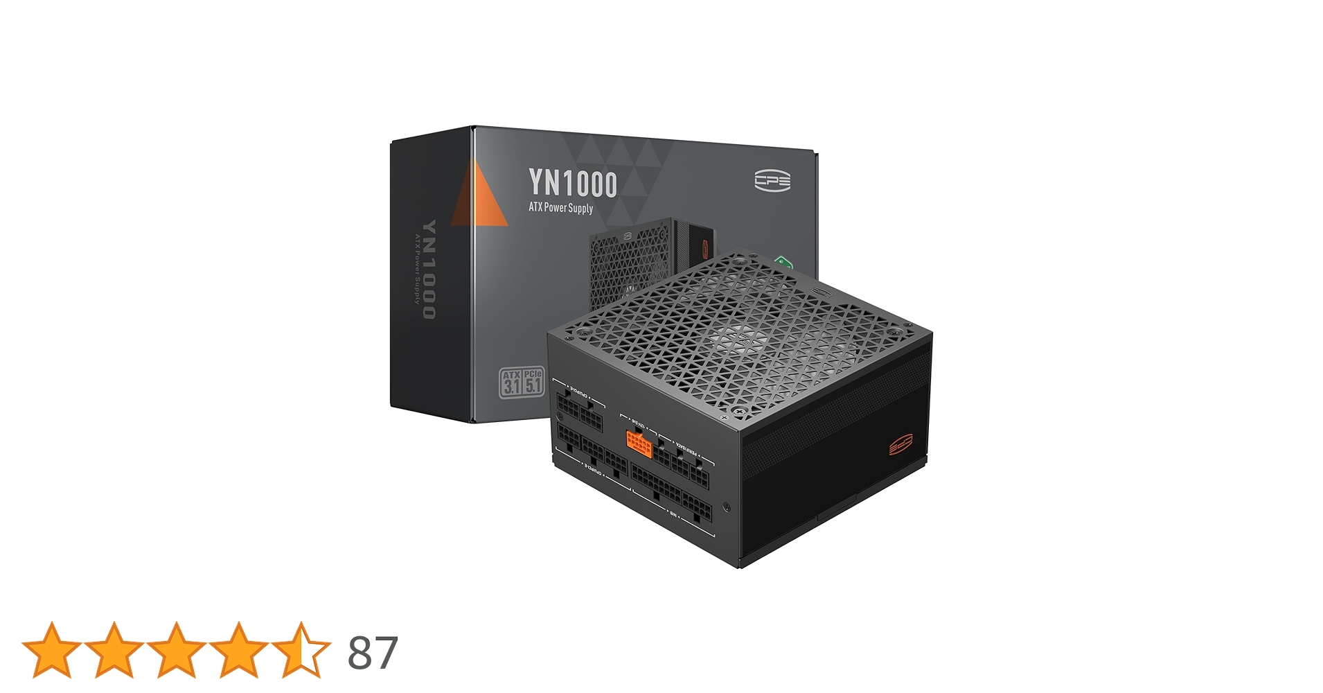 PCCOOLER CPS 「YS1000」 ATX3.1 PC電源 1000W Amazon | PCCOOLER CPS YN1000 電源、1000W 80 Plus Gold 認定