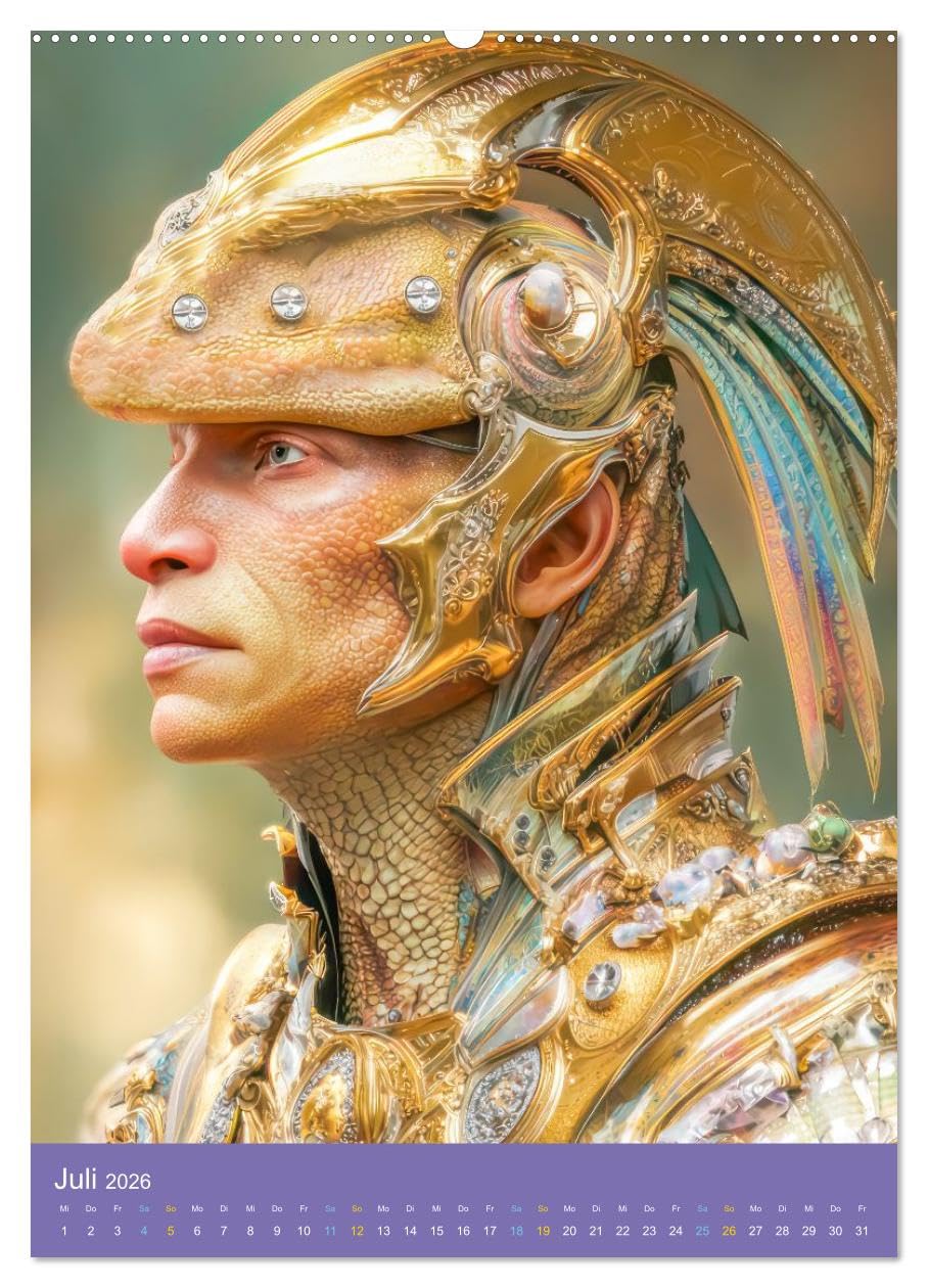 Fantasievoller Science-Fiction - Fantastische Welten (hochwertiger Premium Wandkalender 2026 DIN A2 hoch), Kunstdruck in Hochglanz: Galaktische ... Science-Fiction Fans. (CALVENDO Technologie)