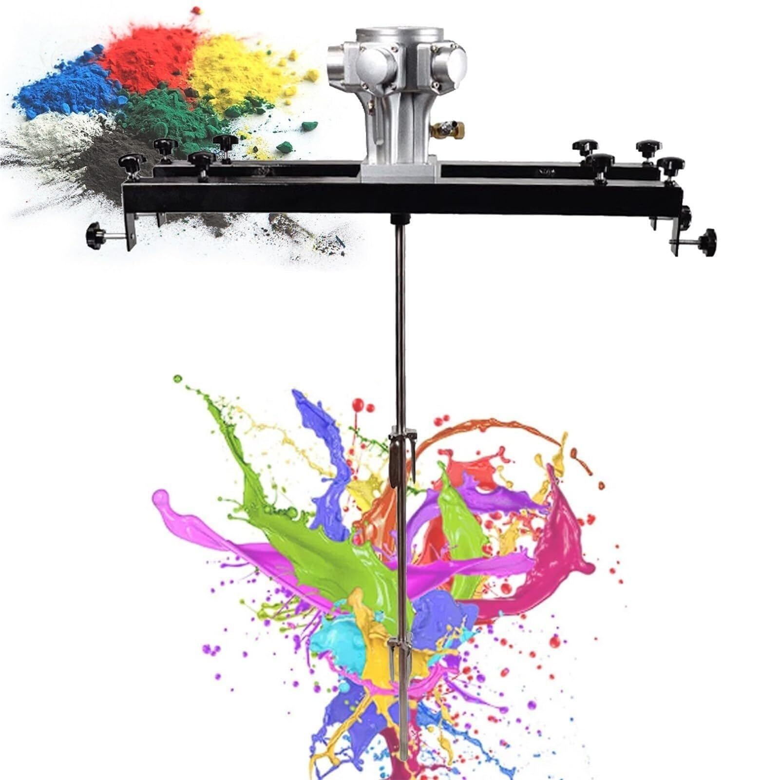 Mezclador neumático de Pintura, agitador neumático IBC de 1 tonelada/1000 litros con Soporte y hélice Plegable, Motor neumático de 265 galones, máquina mezcladora de Pint