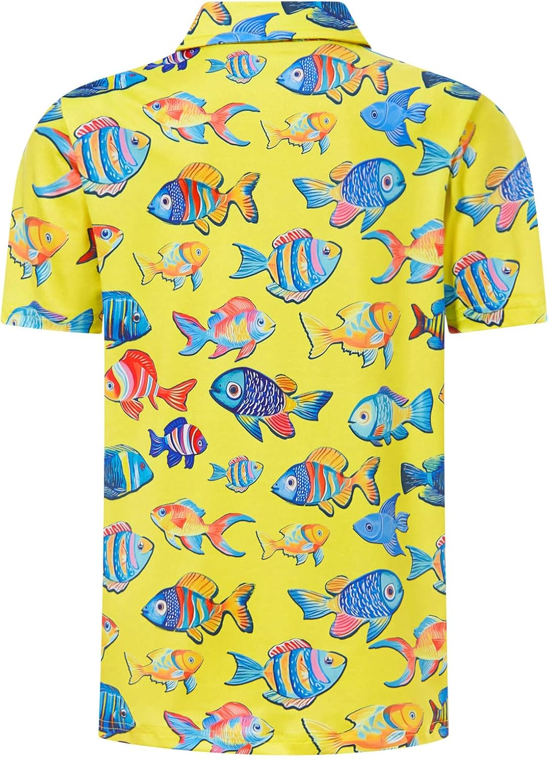 Boys Performance Polo Shirt Short Sleeve Golf Clothes for Active Casual Size 5-14 - Image 3