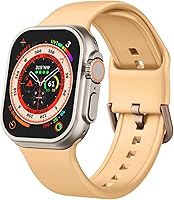 Vista 37 de Correa deportiva para Apple Watch, 49, 46, 45, 44, 42, 41, 40 y 38 mm, correa de silicona suave, cierre clásico, reemplazo para iWatch Series 11