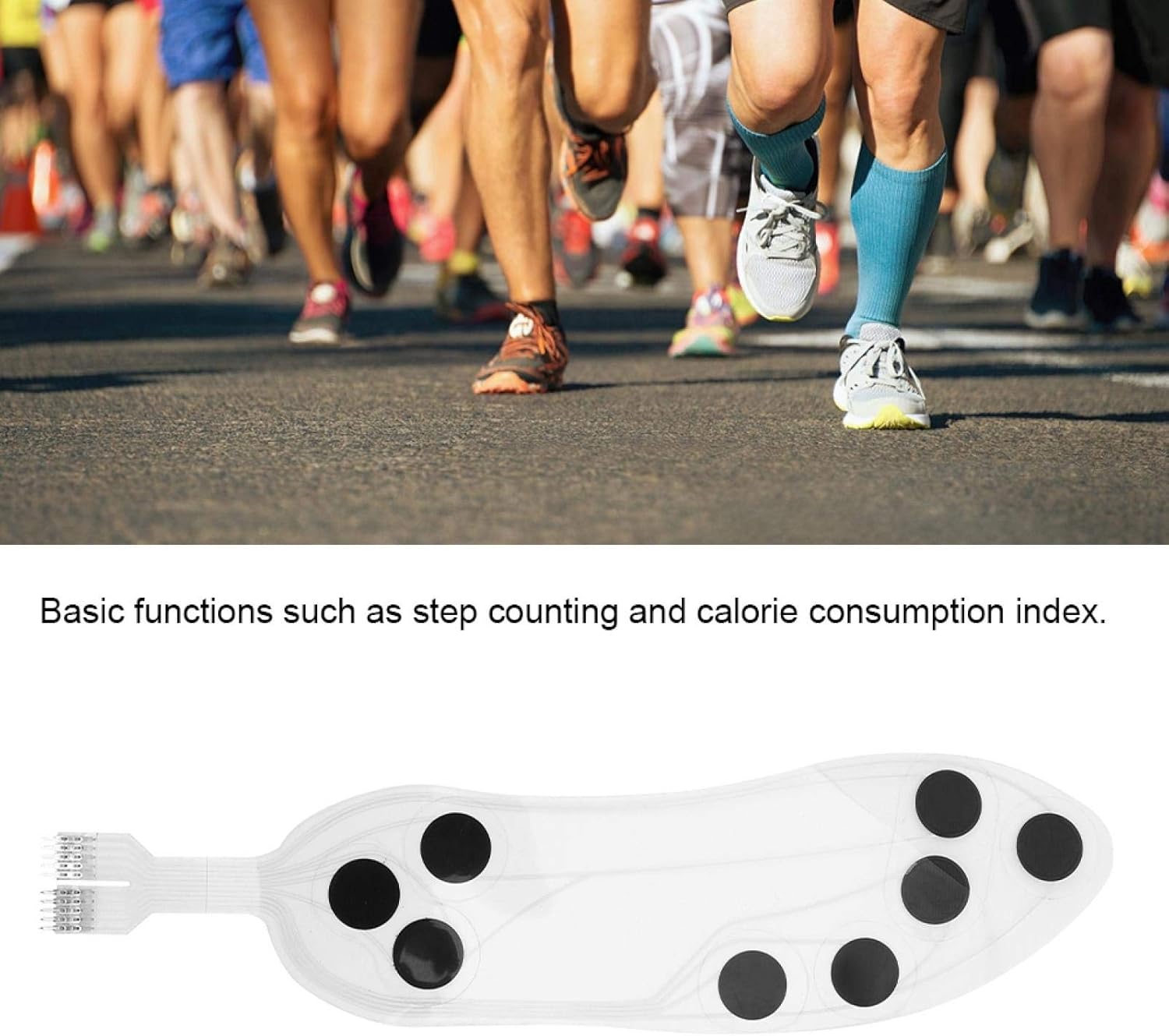ZNX-01 Sensing Mat Pressure Sensor,Intelligent Insole Sensor Foot Pressure Sensor Shoe Accessory Smart Insole Sensor Foot Pressure Sensor