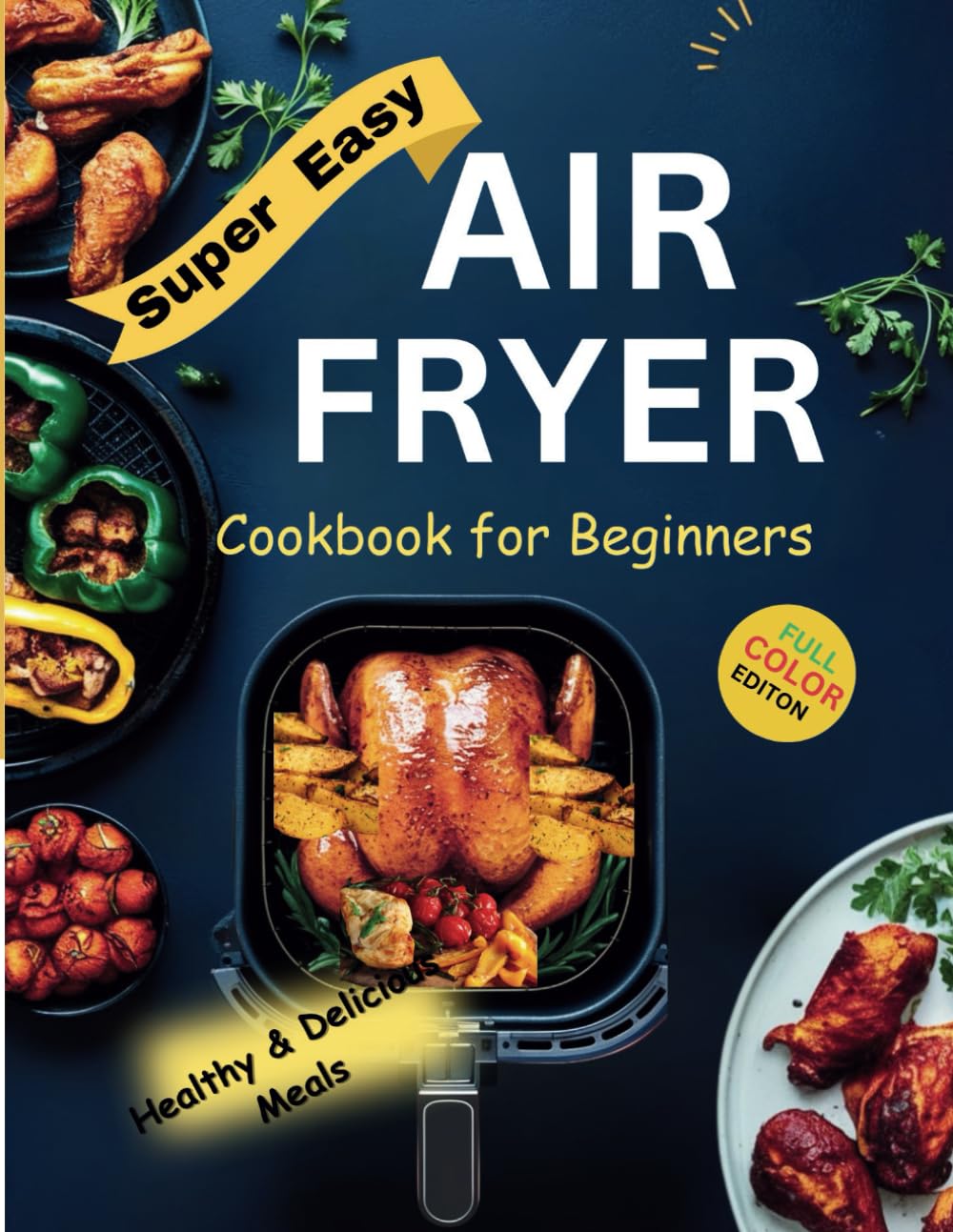 Super Easy Air Fryer Cookbook for Beginners: Quick, Healthy and Delicious Recipes for Everyday Cooking